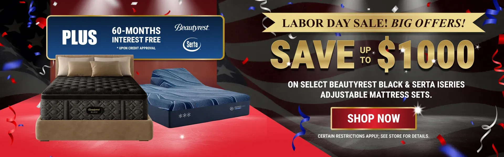 Serta iSries & Beautyrest Black Labor Day Sale